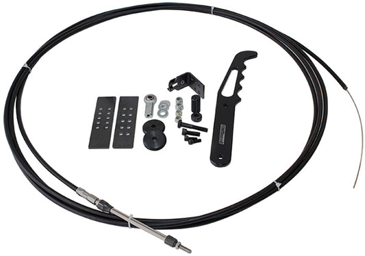 AF80-1000BLK - CHUTE RELEASE CABLE KIT BLACK HANDLE PARACHUTE LEVER