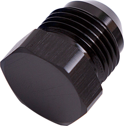 AF806-06BLK - FLARE PLUG MALE -6AN BLACK MALE FLARE PLUG -6AN