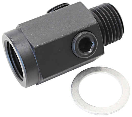 AF810-M16-02-ST - M16 X 1.5 EXTENSION WITH 1/8" NPT PORT STEEL