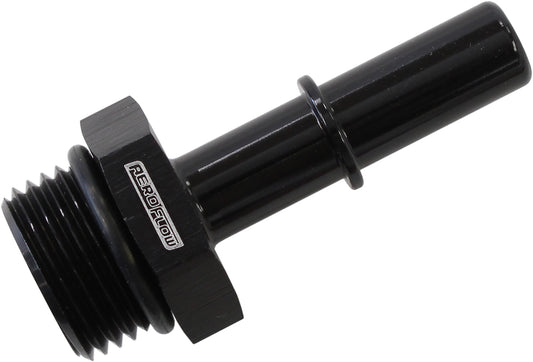 AF811-10-05BLK - 5/16" PUSH ON EFI TO -10ORB BLACK QUICK CONNECT EFI