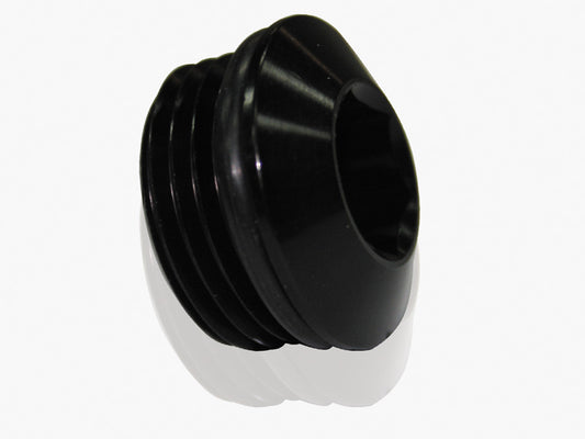 AF813-08BLK - ORB SLIMLINE PORT PLUG -8AN BLACK FINISH