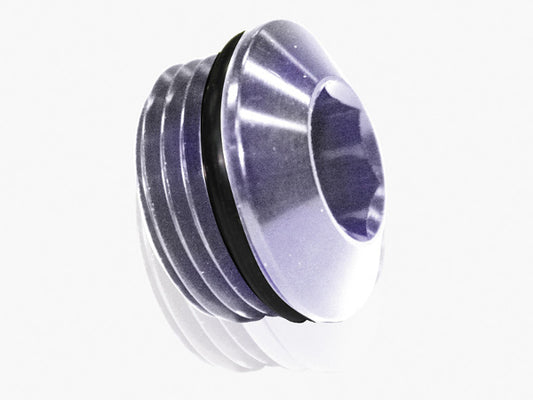 AF813-20S - ORB SLIMLINE PORT PLUG -20AN SILVER FINISH