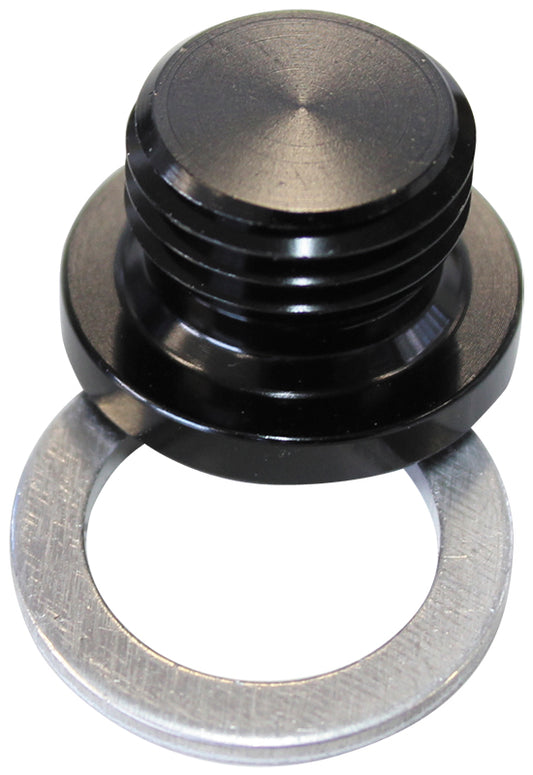 AF814-M16BLK - METRIC PORT PLUG M16 X 1.5 BLACK LOW PROFILE HEX PLUG
