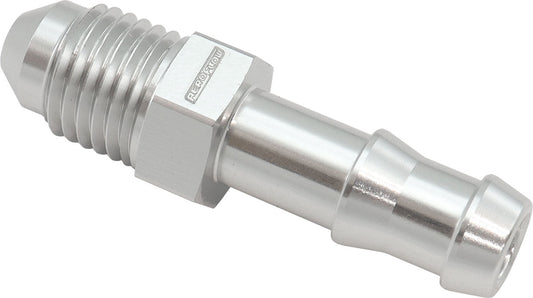 AF817-05-04S - 8MM BARB TO -4AN ADAPTER SILVER MALE 8MM TO MALE -4AN
