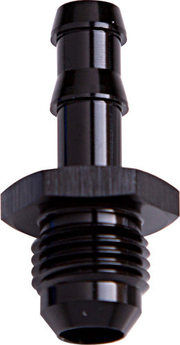 AF817-06BLK - 3/8" BARB TO -6AN ADAPTER BLACK MALE 3/8" TO MALE -6AN