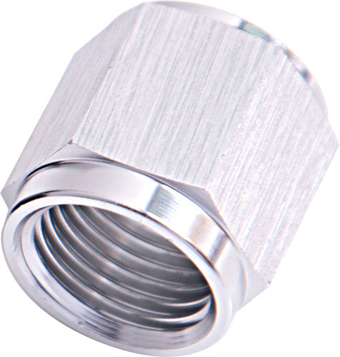 AF818-06S - TUBE NUT -6AN TO 3/8" TUBE SILVER -6AN TO 3/8" HARD LINE