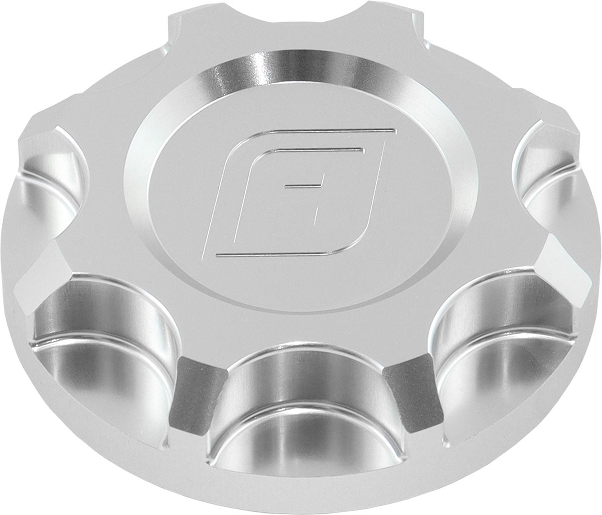 AF82-1012 - FORD BARRA BILLET OIL CAP FILLER PLUG BA BF FG SILVER FALCON Aeroflow - AF 82-1012