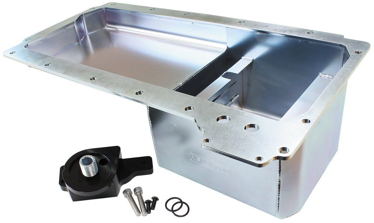AF82-2012 - GM LS FAB PAN WITH OIL FILTER REAR SUMP HQ-WB STYLE PAN