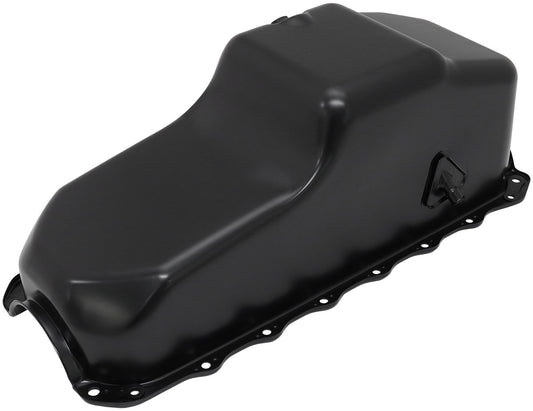 AF82-9308BLK - STOCK 253 308 HOLDEN OIL PAN VB VT COMMODORE V8 BLACK STEEL
