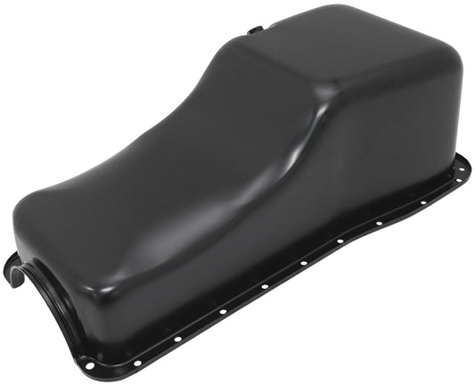 AF82-9343BLK - STOCK FORD 429-460 V8 OIL PAN BLACK STEEL OIL PAN BIG BLOCK