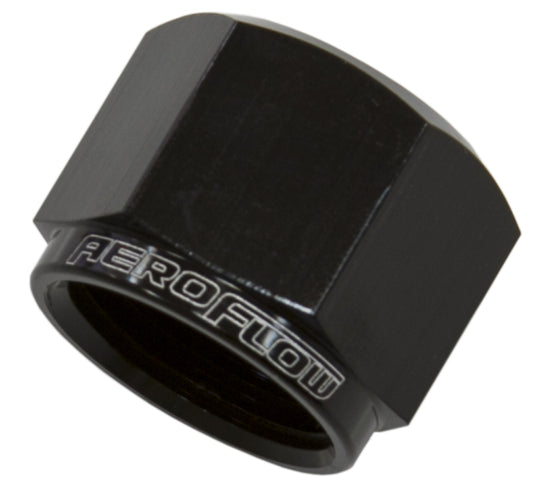 AF820-03BLK - FLARE CAP FEMALE -3AN BLACK -3AN FEMALE BLANK OFF