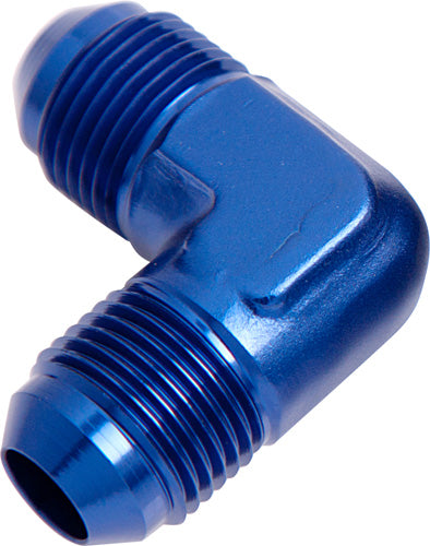AF821-16 - MALE FLARE UNION 90 DEG -16AN BLUE MALE TO MALE 90 DEG