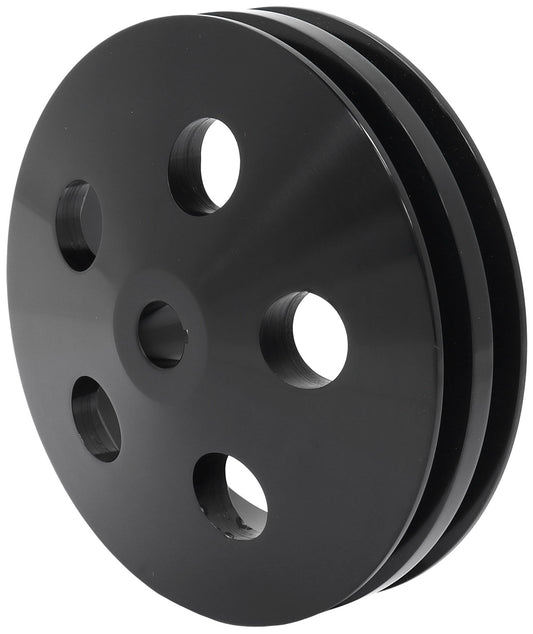 AF83-1004BLK - POWER STEERING PULLEY DOUBLE BLACK 5/8 SHAFT GM SAGINAW