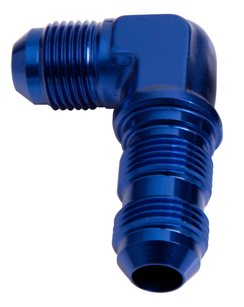 AF833-16 - 90 DEG BULKHEAD -16AN BLUE BULKHEAD NUT SEPERATE