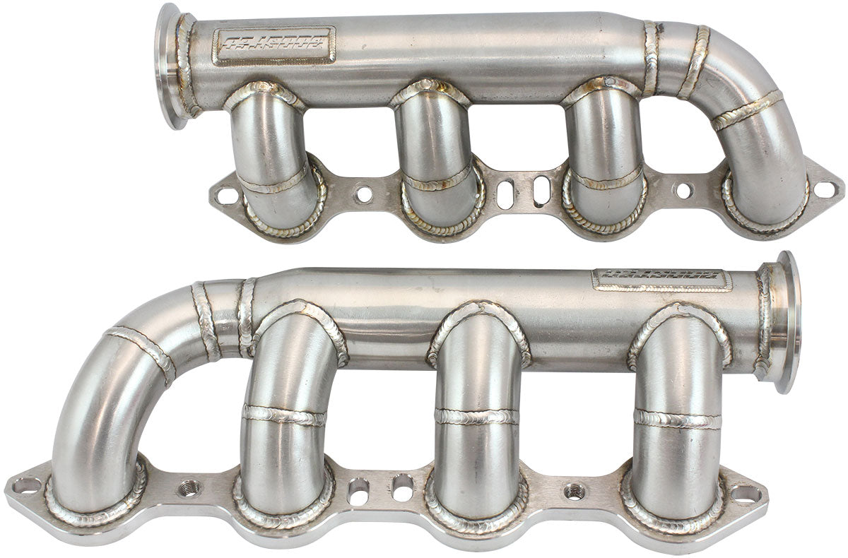 AF8400-2000 - GM LS TWIN S/S TURBO MANIFOLDSPAIR FORWARD FACING V-BAND