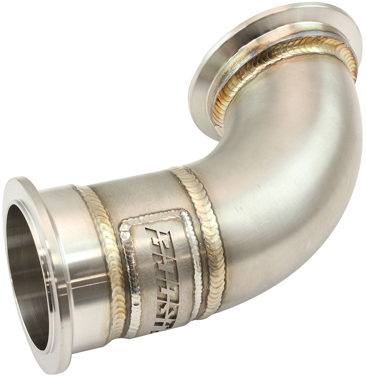 AF8400-2011 - GM LS TWIN TURBO SHORT S/S TURN UP ADAPTER SINGLE V-BAND MANIFOLD Aeroflow AF 8200-2011