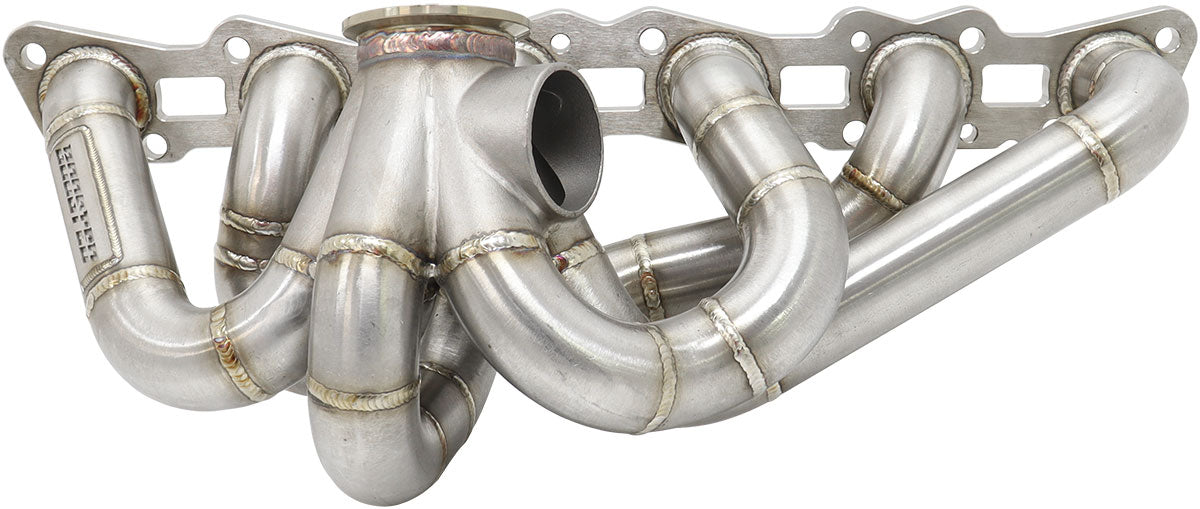 AF8407-4000 - NISSAN RB25 RB26 GT30 VBAND S/S MANIFOLD TURBO HIGH MOUNT 50mm Aeroflow - AF 8407-4000