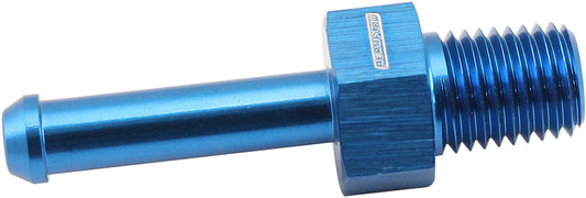 AF841-03-01 - MALE 1/16" NPT TO 3/16" BARB BLUE STRAIGHT MALE TO MALE