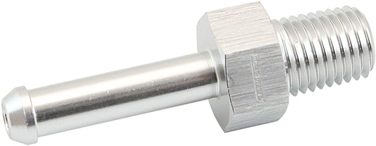 AF841-03-01S - MALE 1/16" NPT TO 3/16" BARB SILVER STRAIGHT MALE TO MALE