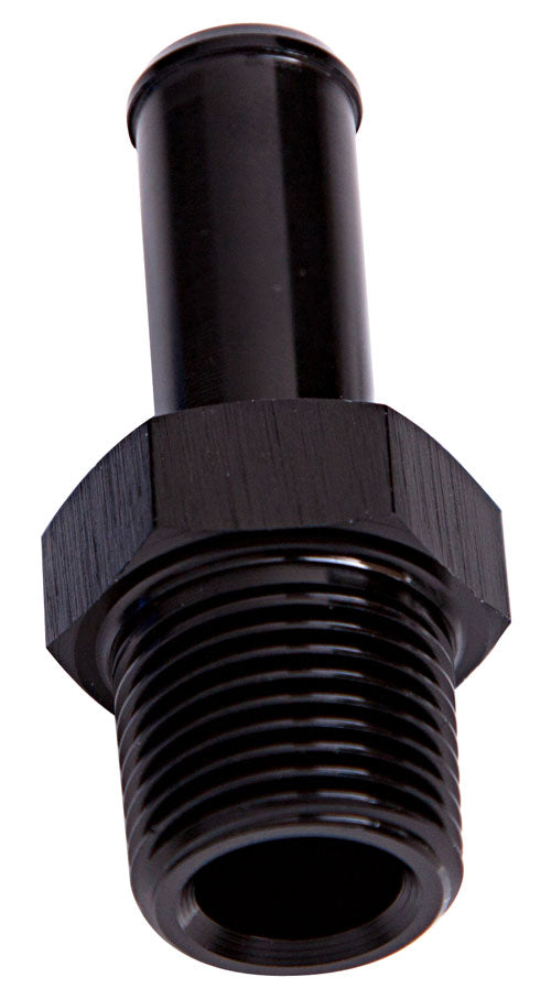 AF841-06BLK - MALE 1/4" NPT TO 3/8" BARB BLACK STRAIGHT MALE TO MALE