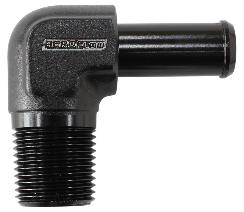 AF842-04ANBLK - 90 DEG 1/8" NPT TO -4 100/450 SERIES BRAIDED HOSE AN SIZE
