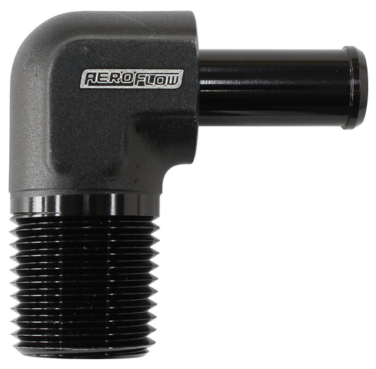 AF842-06-06ANBLK - 90 DEG 3/8" NPT TO -6 100/450 SERIES BRAIDED HOSE AN SIZE