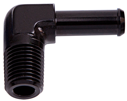 AF842-10BLK - 90 DEG 1/2" NPT TO 5/8" BARB BLACK 90 DEG MALE TO MALE