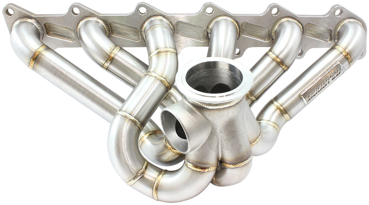 AF8427-3000 - FORD BARRA SS GT40 VBAND MANIFTURBO HIGH MOUNT 50mm BA BF FG