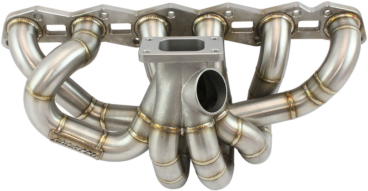 AF8447-6000 - NISSAN RB30 T3 TURBO MANIFOLD S/S TURBO HIGH MOUNT 50mm