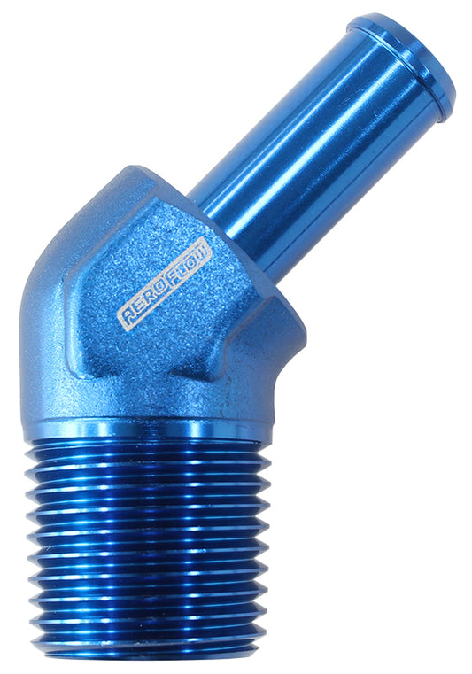 AF845-06-06AN - 45 DEG 3/8"NPT TO -6 100 / 450SERIES BRAIDED HOSE AN SIZE