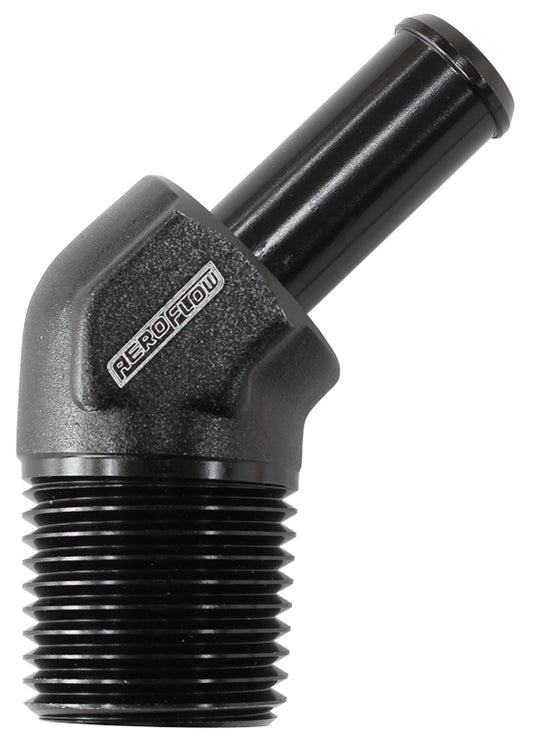 AF845-06-10ANBLK - 45 DEG 3/8" NPT TO -10 100/450SERIES HOSE BLACK SUIT BRAIDED