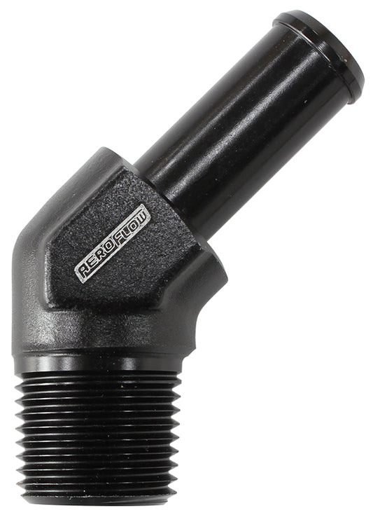AF845-10ANBLK - 45 DEG 1/2" NPT -10 100/450 SERIES BRAIDED HOSE AN SIZE