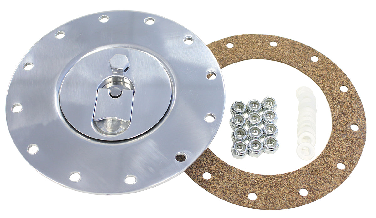 AF85-2005 - BILLET ALUMINIUM FUEL CAP RCI POLISHED-GASKET-BOLTS RCI CELL