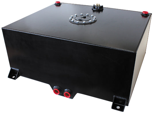 AF85-2250ASBLK - ALLOY FUEL CELL 95 LITRE 25 US GALLONS WITH CAVITY/SEND