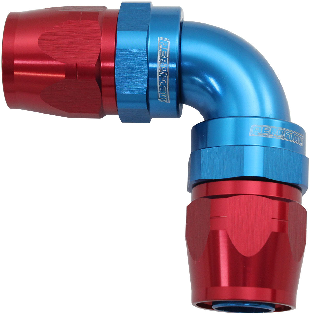 AF853-20-20 - 90 DEG -20AN TO -20AN CUTTER FULL FLOW DOUBLE HOSE ENDS