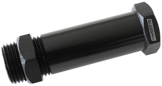 AF877-06BLK - -6ORB THROUGH FRAME FITTING 2-3/8" LENGTH THROUG RAILS ETC