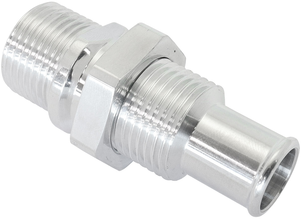 AF88-2012 - BILLET BULKHEAD INSERTS #10 ACFITTING TO 5/8" BARB POLISHED