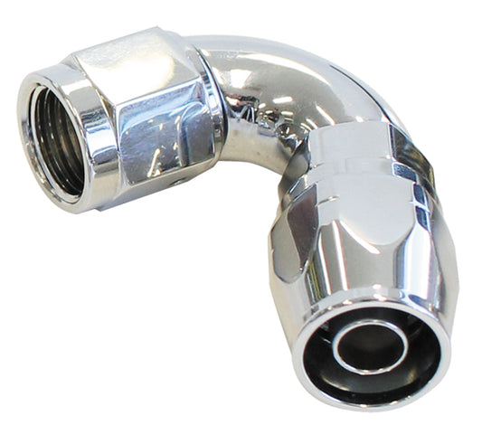 AF884-06 - ELITE 120 DEG -6AN HOSE END ELITE SHOW QUALITY FULL FLOW