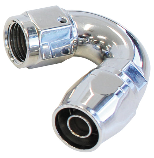 AF885-10 - ELITE 150 DEG -10AN HOSE END ELITE SHOW QUALITY FULL FLOW