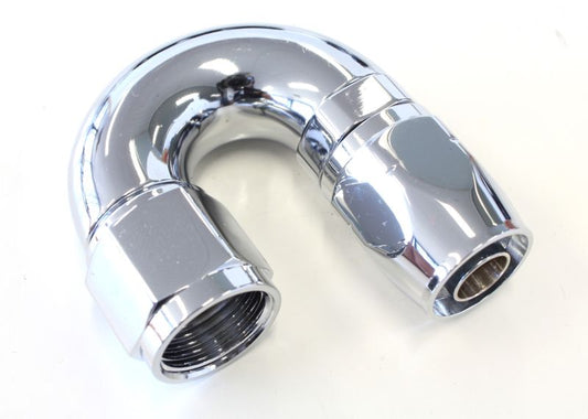 AF886-06 - ELITE 180 DEG -6AN HOSE END ELITE SHOW QUALITY FULL FLOW