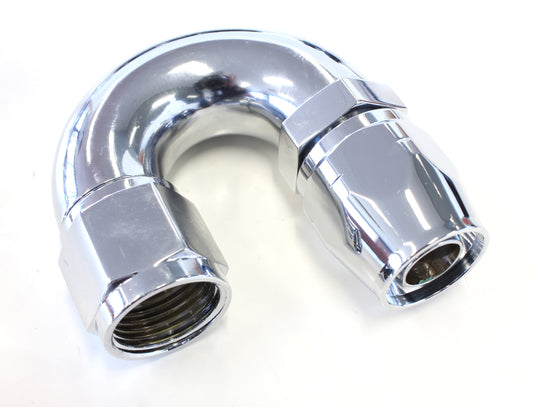 AF886-10 - ELITE 180 DEG -10AN HOSE END ELITE SHOW QUALITY FULL FLOW