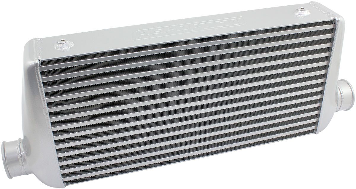 AF90-1008 - 600x300x76mm Race Series Aluminium Intercooler, Silver Powder Coated Finish