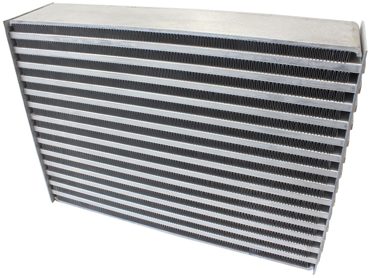 AF90-1101 - Race Series Intercooler 450 x 330 x 100mm CORE only Raw Aluminium, Universal Design