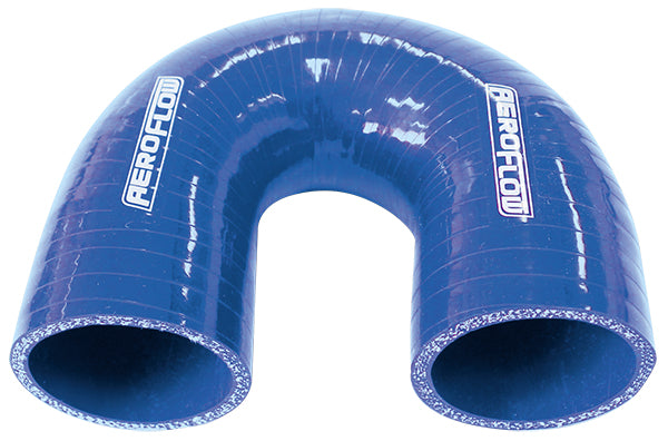 AF9006-300 - Silicone Hose 180 Deg; Blue I.D 3.00" 76mm, Wall 5.3mm, 100mm Leg AF 9006-300