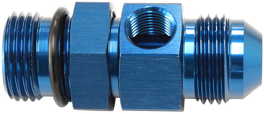 AF904-08 - -8ORB To -8AN with 1/8" port Blue