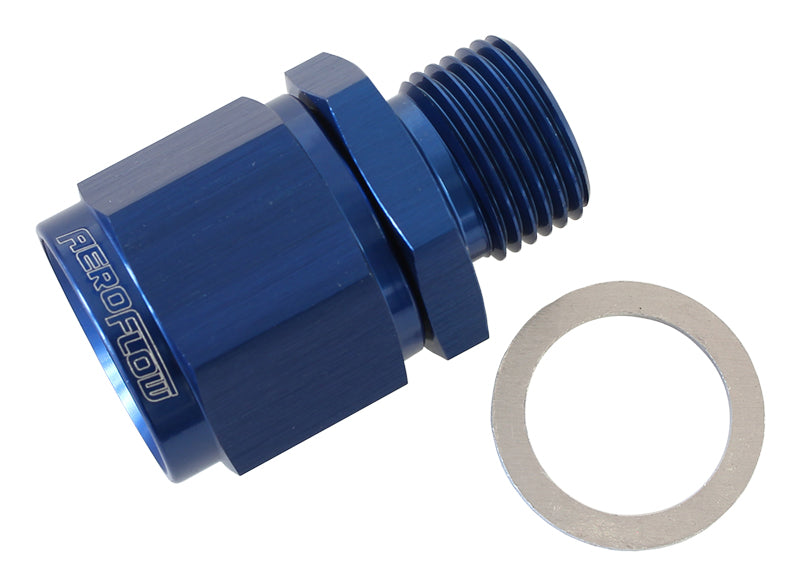AF906-10-M18 - M18 X 1.5 TO -10 FEMALE SWIVELBLUE WASHER SEAL