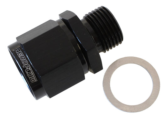 AF906-10-M18BLK - M18 X 1.5 TO -10 FEMALE SWIVELBLACK WASHER SEAL