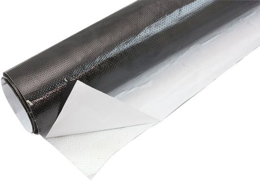AF91-4003BLK - 24"X36" SHEET ALUMINISED HEAT BARRIER ADHESIVE BACKED BLACK