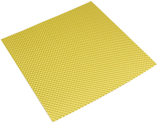 AF91-4581G - 12" X 24" ALUMINIUM EMBOSSED HEAT SHIELD CUT OR FOLD GOLD