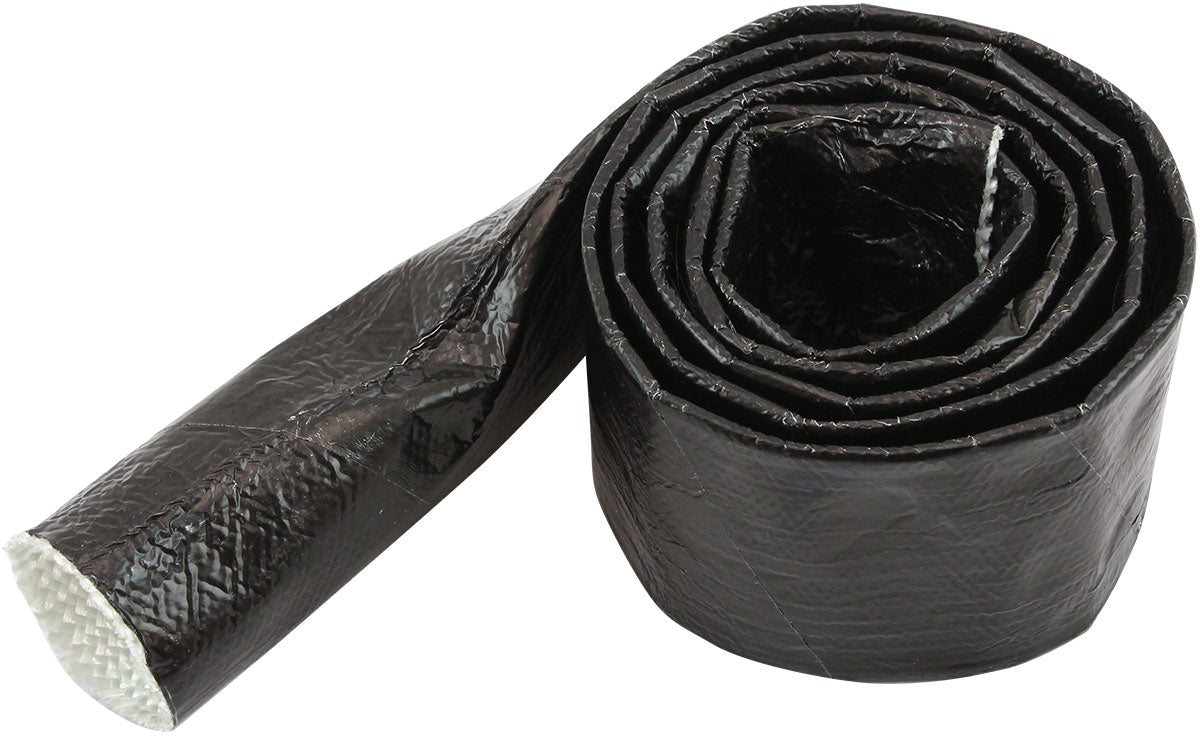 AF91-5001BLK - ALUMINISED HEAT SLEEVE 5/8"-1"BLACK FINISH 1 meter / 3 ft